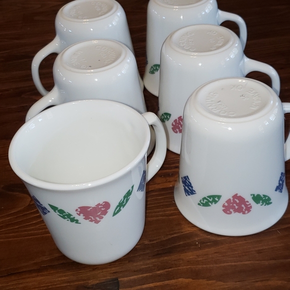 Vintage Corning Quilt Patchwork Mugs - Picture 9 of 10